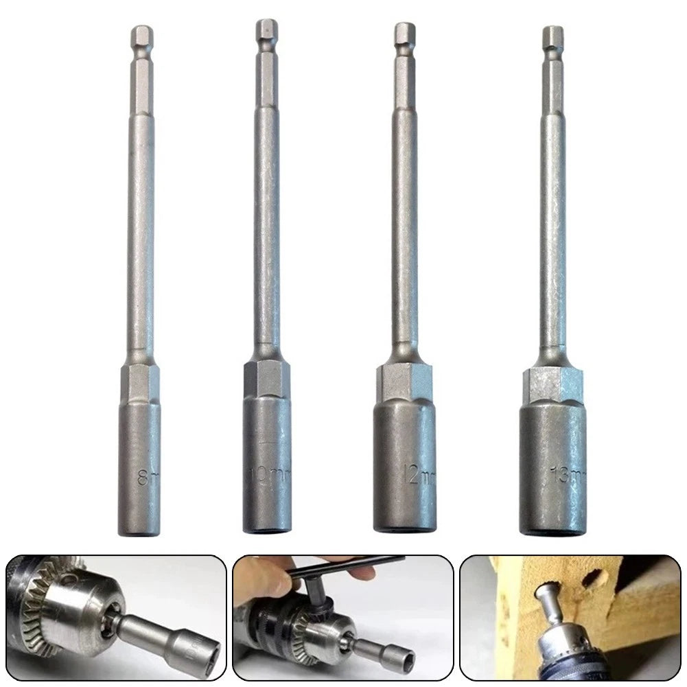 Pistol Drills Socket Wrench 150mm Chrome Vanadium Steel Driver Drill Bit