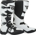 Fly Racing FR5 Offroad Boots White US 7 - Durable Motorcycle Footwear