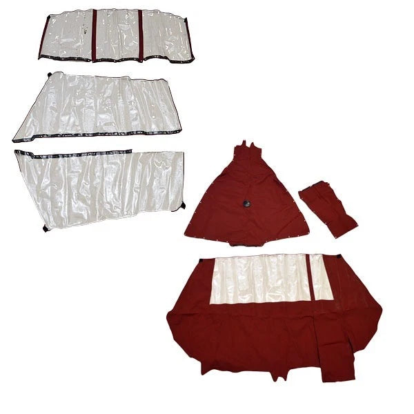 Larson 208 LXI Boat Curtain Kit 0884578D - Red Ameritex 107410006 (kit)