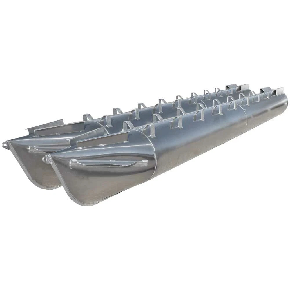 Pontoon Boat Log Float Tubes - 22 FT X 25 Inch No Strakes (pair)