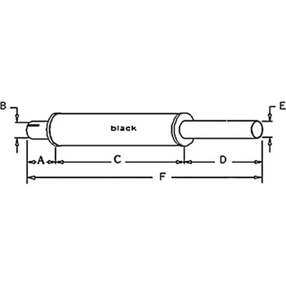 70271755 Muffler Fits AllisChalmers 190 200 7000 Tractors