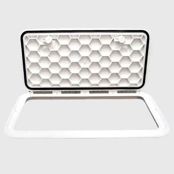 Jim Black Boat Deck Hatch 581-1324-05 - Polar White 13 X 24 Inch