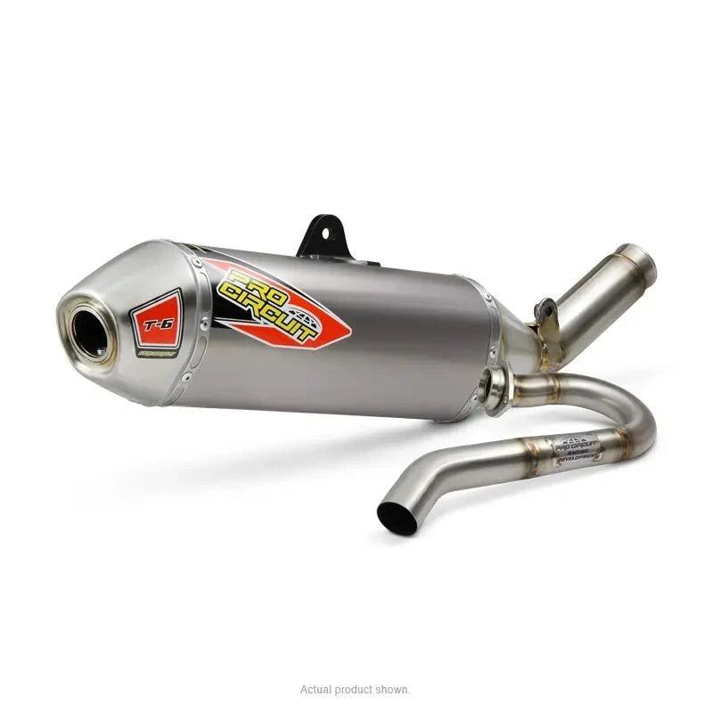 Pro Circuit T-6 Stainless Steel/Ti System for Honda CRF450X 2019-2026