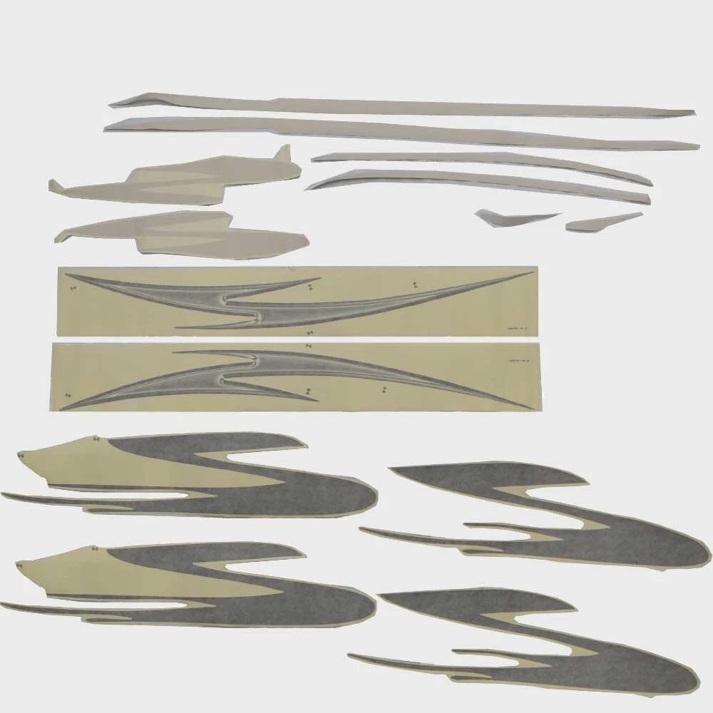 Four Winns Boat Side Decal 055-3164 - White Black (kit)