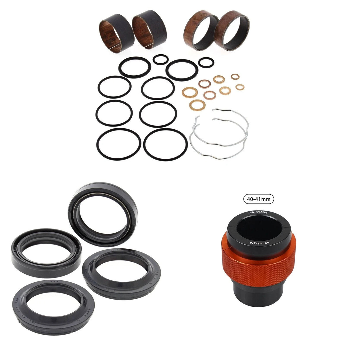 Complete Front Fork Rebuild Kit for Honda CBR1000F 1987-1996 56- with Driver