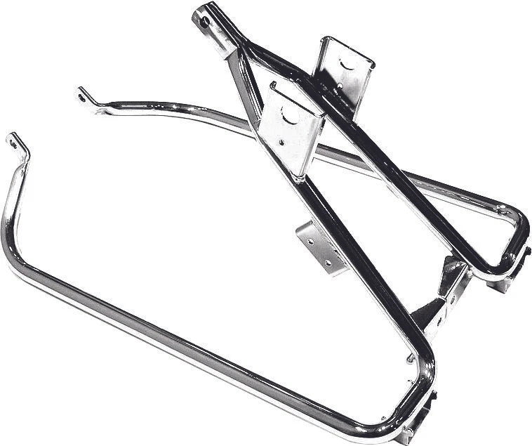 HardDrive Chrome Saddlebag Support Kit for Harley Davidson FLHR Road King