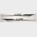 Lowe Boat Graphic Decals 2348907 - FM 1800 - 1900 Silver (set of 2)