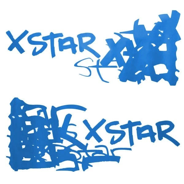 MasterCraft Boat Decal 7506178K - 06-07 X-Star Seaside Blue (set of 2)