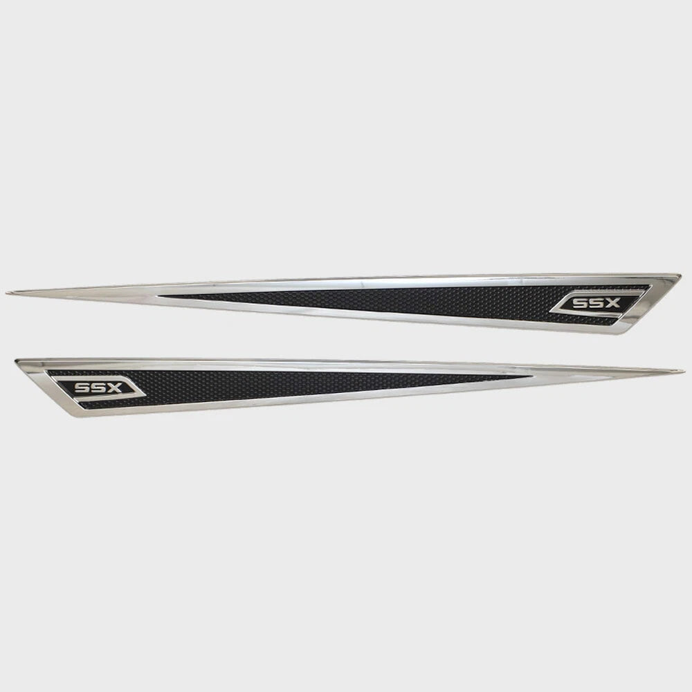 Chaparral Boat Raised Decals 14.02036 - SSX Silver - Black 2018