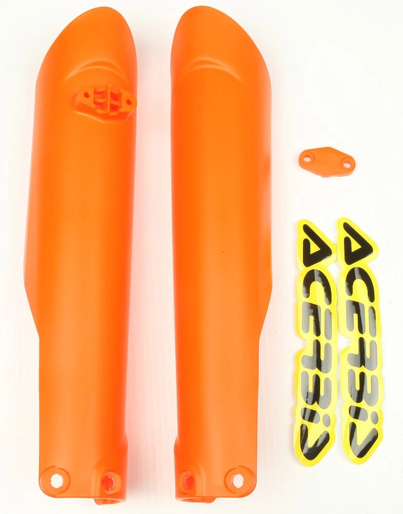 ACERBIS Front Fork Covers Orange for KTM 150 XC-W, 350 EXC-F & 500 XCF-W