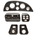 Boat Blank Panel Set - Gray Woodgrain 5 Piece Switch - Gauge