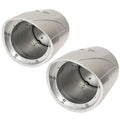 MasterCraft Boat Speaker Cans 404647A - ZFT5 Silver Aluminum (pair)
