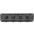 Lund Boat ACC Fuse Panel 2123195 - Gray Brushed Plastic
