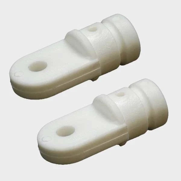 Master Tool Boat Bimini Eye Ends 402 - 3/4 Inch White Plastic (pair)