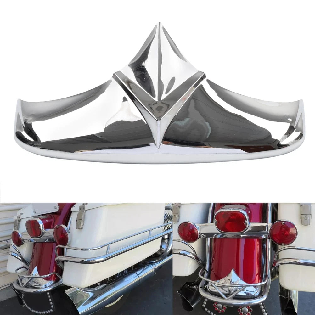 Chrome Rear Mudguard Tip Trim for Harley Electra Glide FL FLH 1958-66