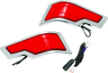 Kuryakyn Tracer Tour Pak Rear Lights Chrome Red Lens for Harley Davidson