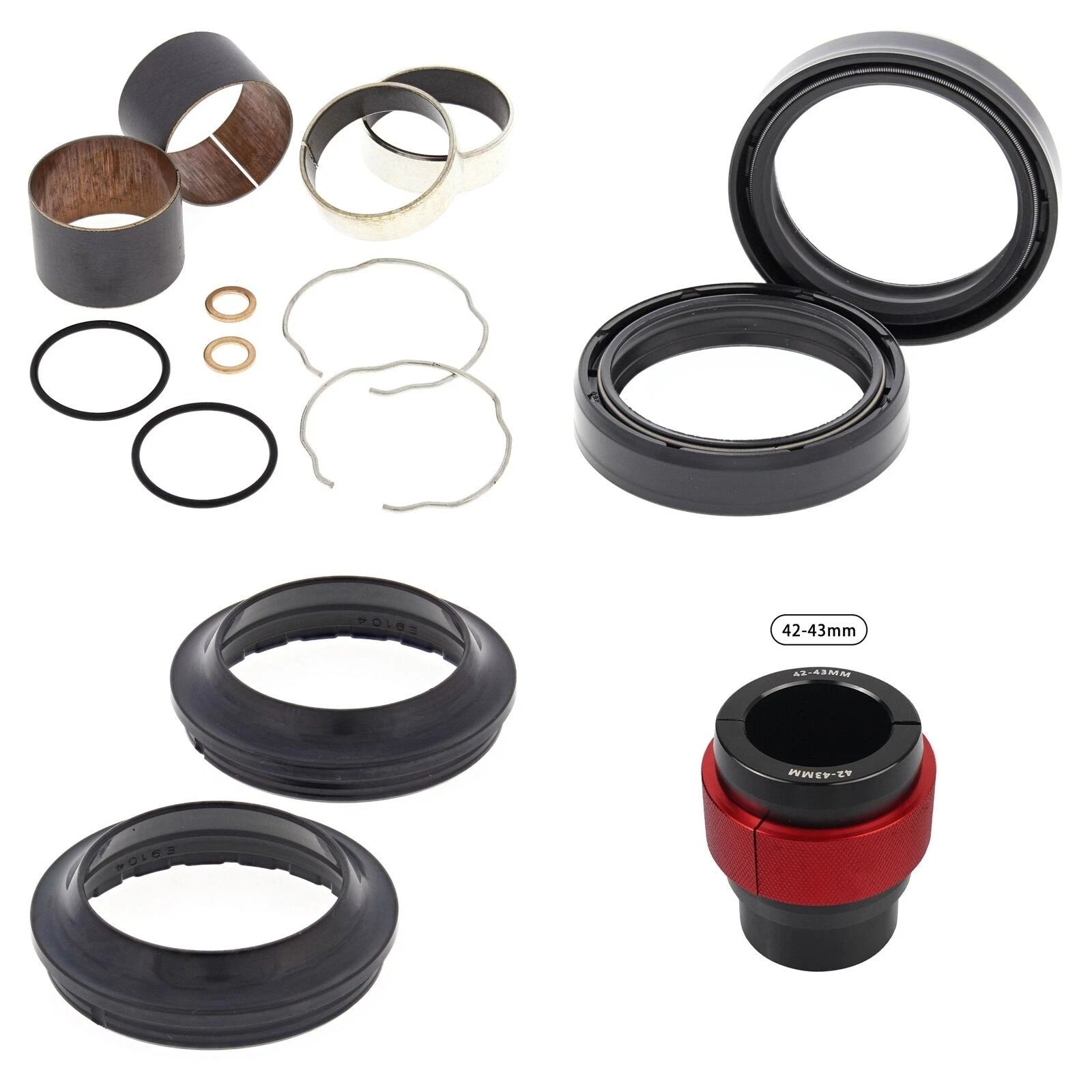 Complete Front Fork Rebuild Kit for Honda CBR600F 1999-2000 with Driver