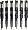 6pcs Rail Injector RE529118 RE524382 DZ100217 for John Deere 6068 Engine