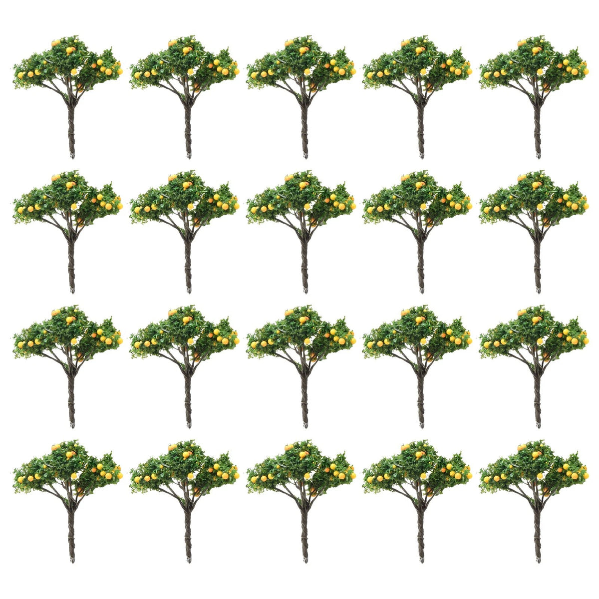Model Trees O Scale 20 Pcs Architecture Tree Outdoor Landscape Plastic