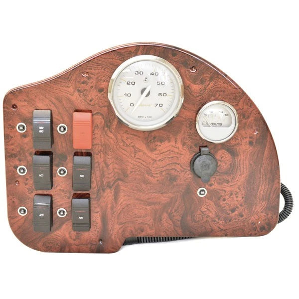 Godfrey Boat Dash Panel - 2008 Manaco 14 3/8 X 11 3/8 Inch Woodgrain