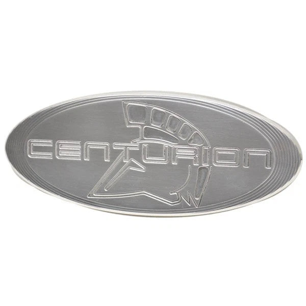 Ski Centurion Boat Logo Emblem - Polished Aluminum
