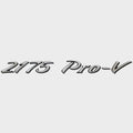 Lund Boat Raised Brand Decal 2201811 - 2175 Pro-V Black Silver 17 Inch