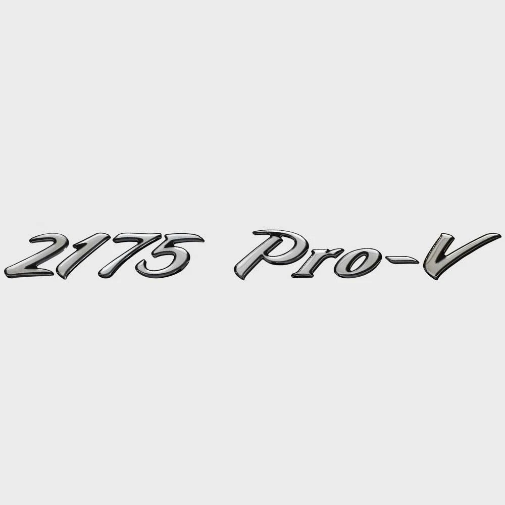 Lund Boat Raised Brand Decal 2201811 - 2175 Pro-V Black Silver 17 Inch