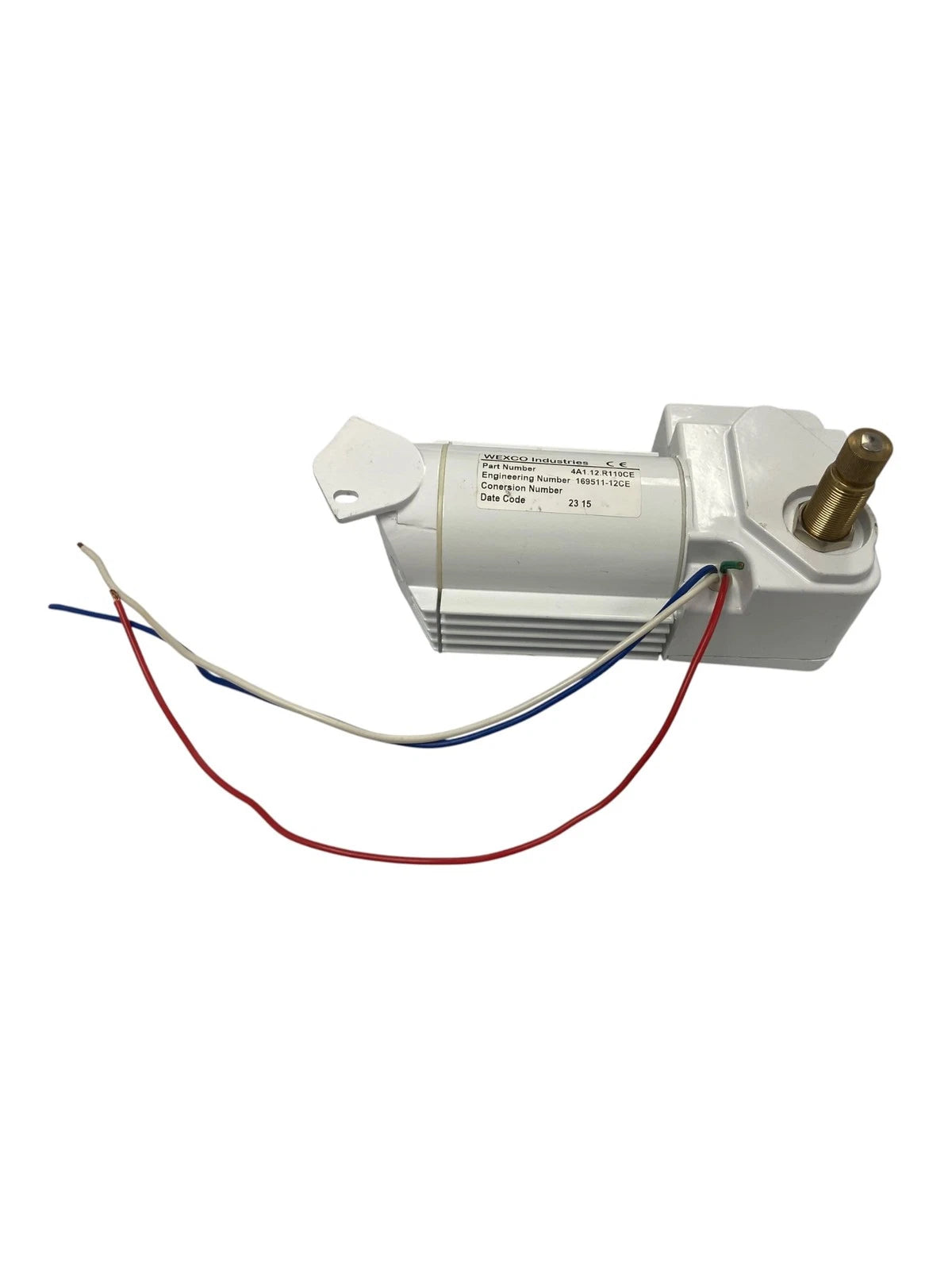 Wexco 4A1.12.R110CE WWF Marine Sealed Wiper Motor, 4A Series 110 Degree 12V
