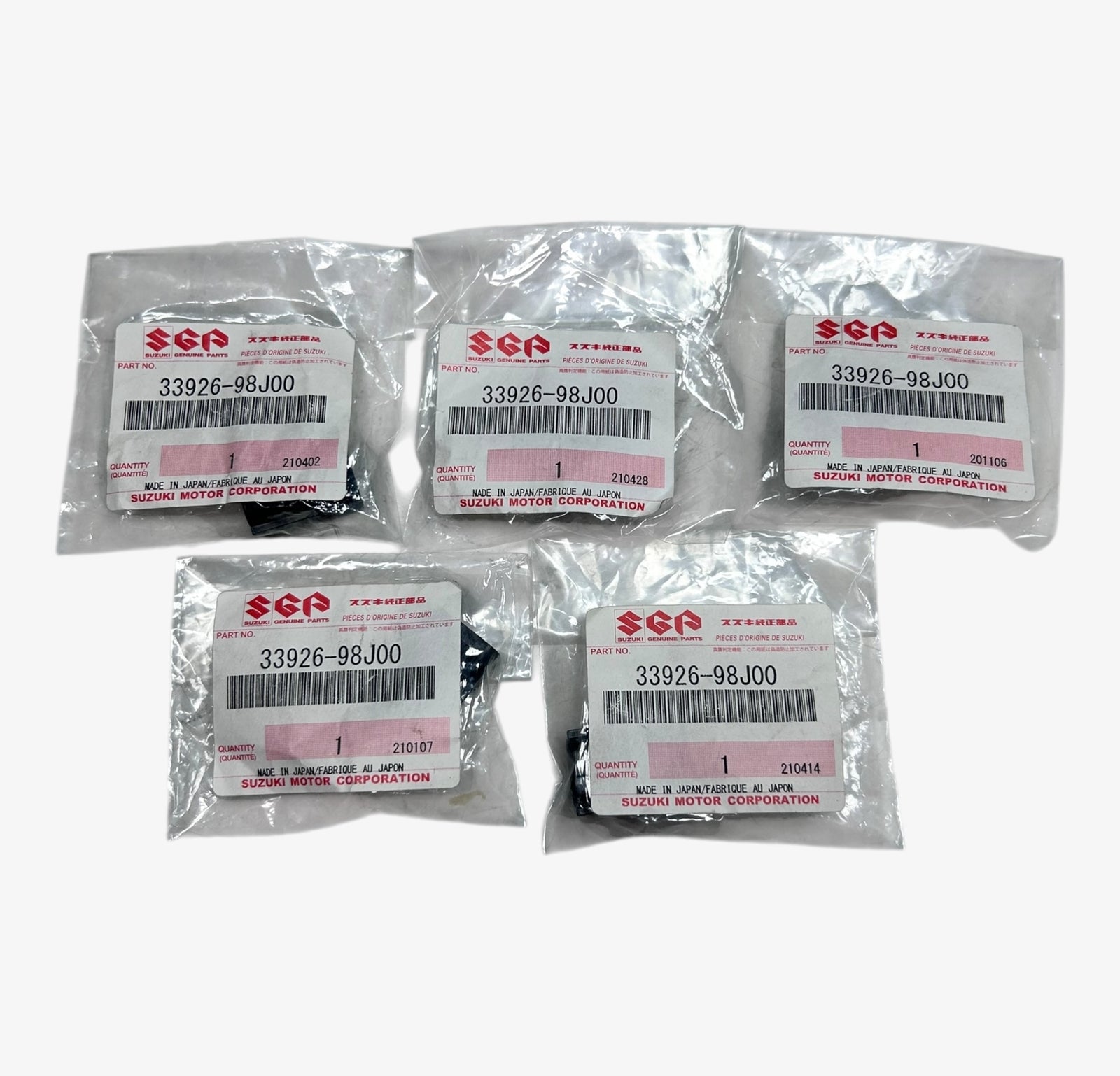 Suzuki 33926-98J00, Marine Terminal Resistor, OEM - 5 Pack