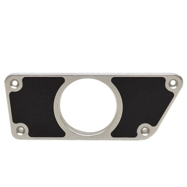 MasterCraft Boat Blank Compass Panel - Black Aluminum 6 3/8 X 2 1/2 Inch