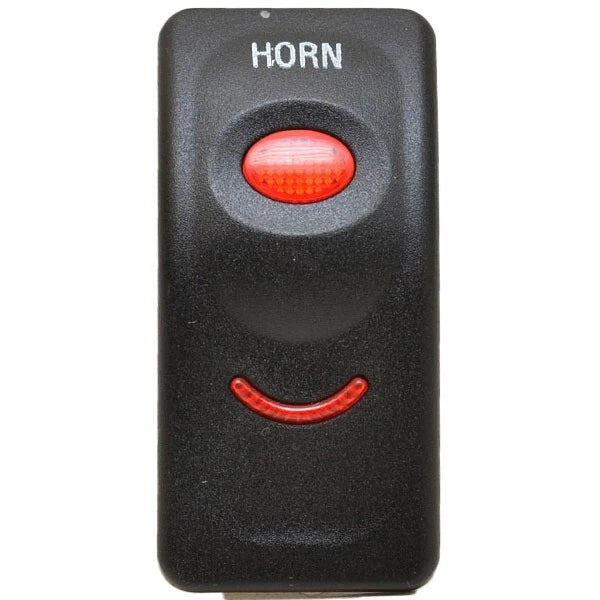 DNA Boat Rocker Switch Cover - Horn Plastic Actuator Black