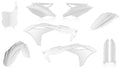 ACERBIS Full Plastic Kit White – Fits 2017 Kawasaki KX250F Offroad