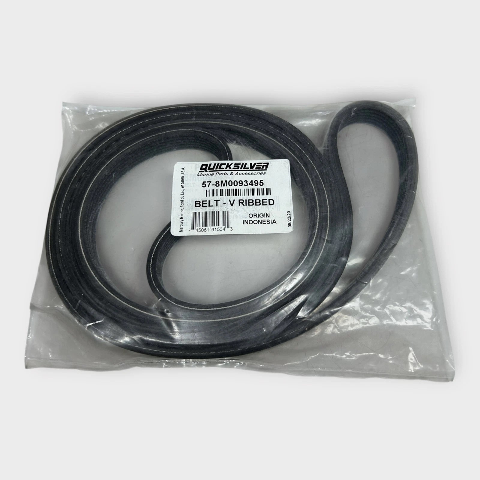 Quicksilver 8M0093495, Marine V Ribbed Timing Belt, OEM