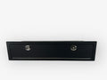 Marine Storage Box, with Lock & Key, 39in X 9in X 11in,, Black, with Gas Spring