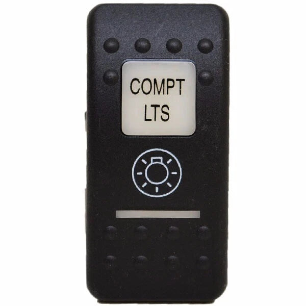 Carling Boat Rocker Switch Actuator Cover - Black Compt Lights
