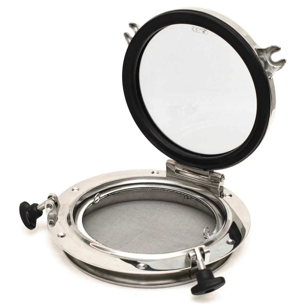 Man Ship Boat Portlight Window LR-8-H - 8 Inch Stainless Steel