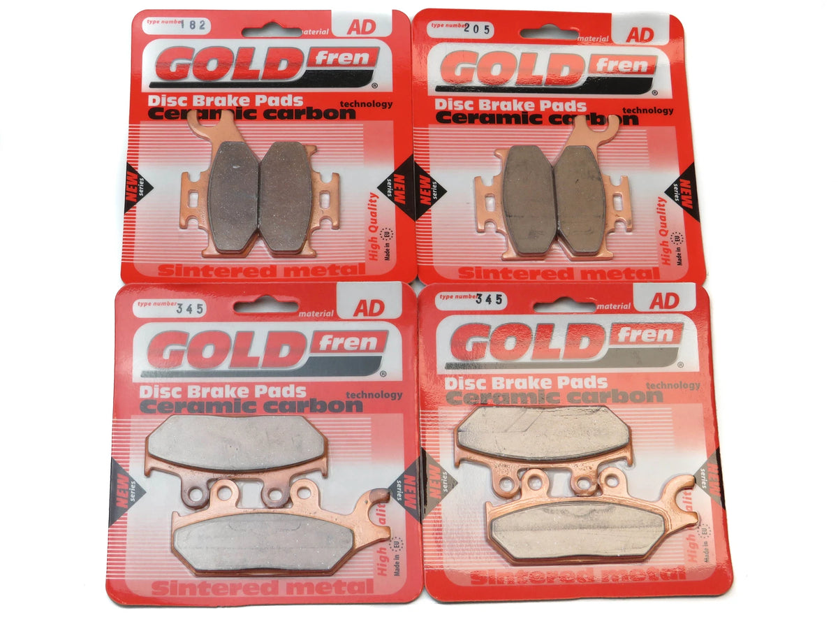 Brake Pads Front & Rear for Can Am Maverick Max 1000 STD XRS 2014-2015