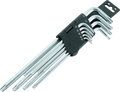 BikeMaster 9-Piece Star Bit Wrench Set with Holder for Powersports