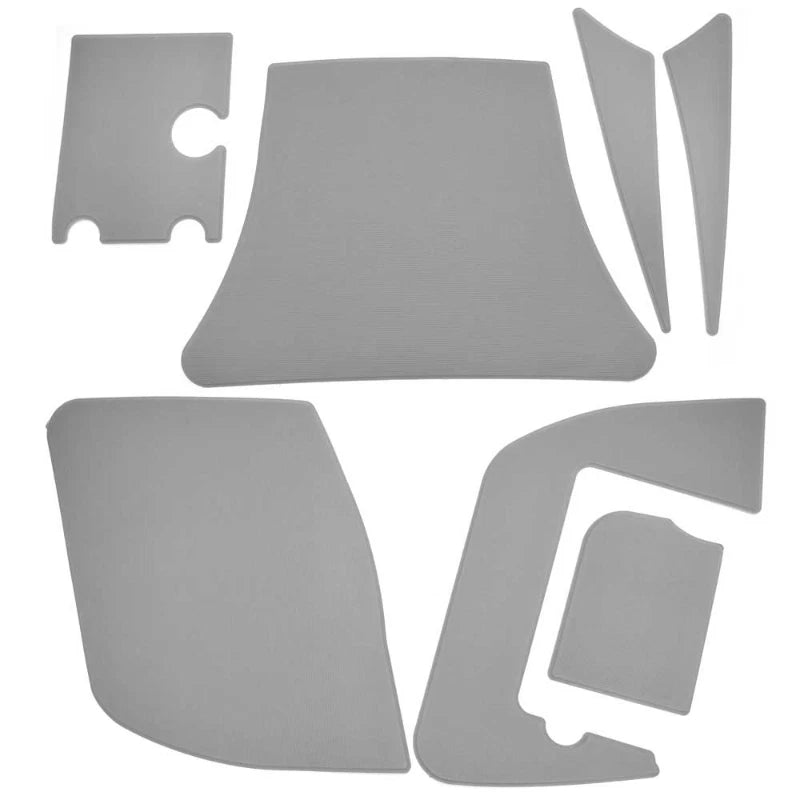Crownline Boat Non-Skid Platform Mats 44861 - 305 SS Moon Rock (7 PC Set)