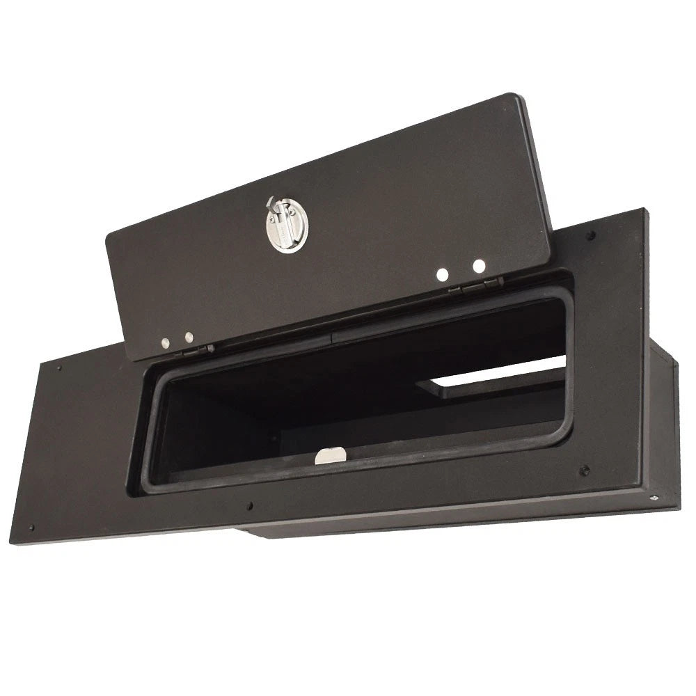 Blue Wave 2600 Makaira Boat Overhead Storage Hatch 2430-0078 - Black