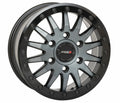 SYSTEM 3 Sb8 Wheel 15x7 6+1 Beadlock for ATV/UTV Matte Grey