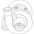 K262795 Turbo Fits Case Tractor 580G