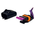 PED Boat 2 Wire Fuse Holder - 3 Amp Black Marine Grade Plastic