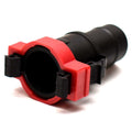 Boat Straight Ballast Fitting 81934-W - Qwik Lok 3/4 Inch Black Red
