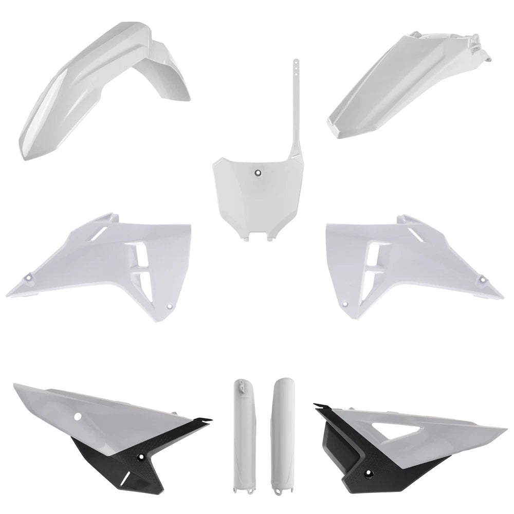 POLISPORT PLASTIC KIT + FORK GUARDS HONDA CRF250R 2025, CRF450R 2025, WHITE