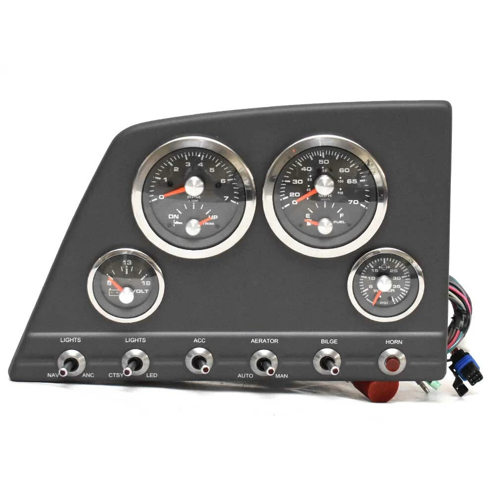 2020 Tahoe 2150 CC Boat Dash Gauge Panel 332928 - Metallic Gray