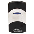 Sigma Boat Rocker Switch Cover - Chartplotter Black Silver