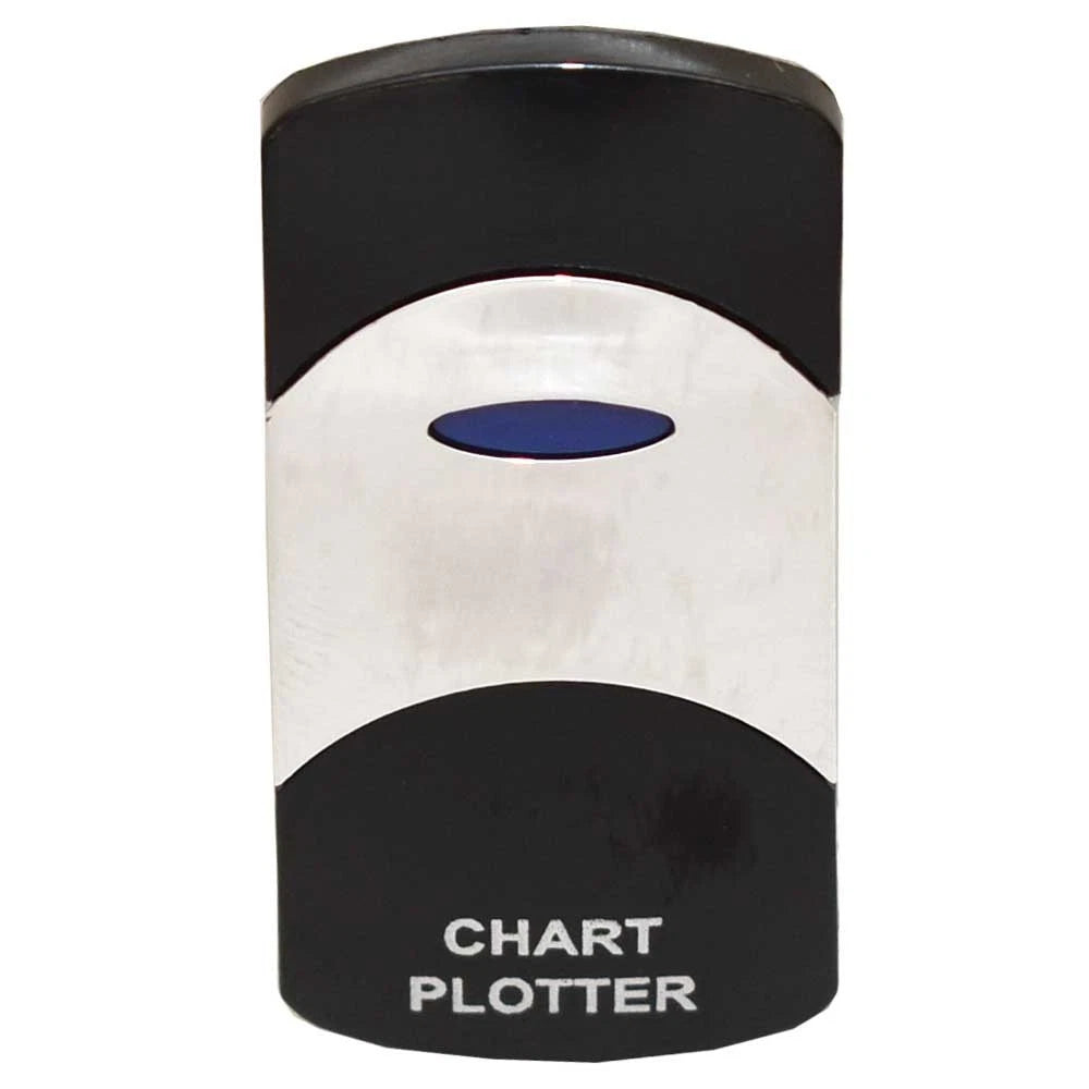 Sigma Boat Rocker Switch Cover - Chartplotter Black Silver