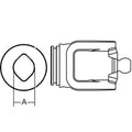 A-W341587-AI - Inboard Yoke, Used with 2aG Outer Profile Tubing