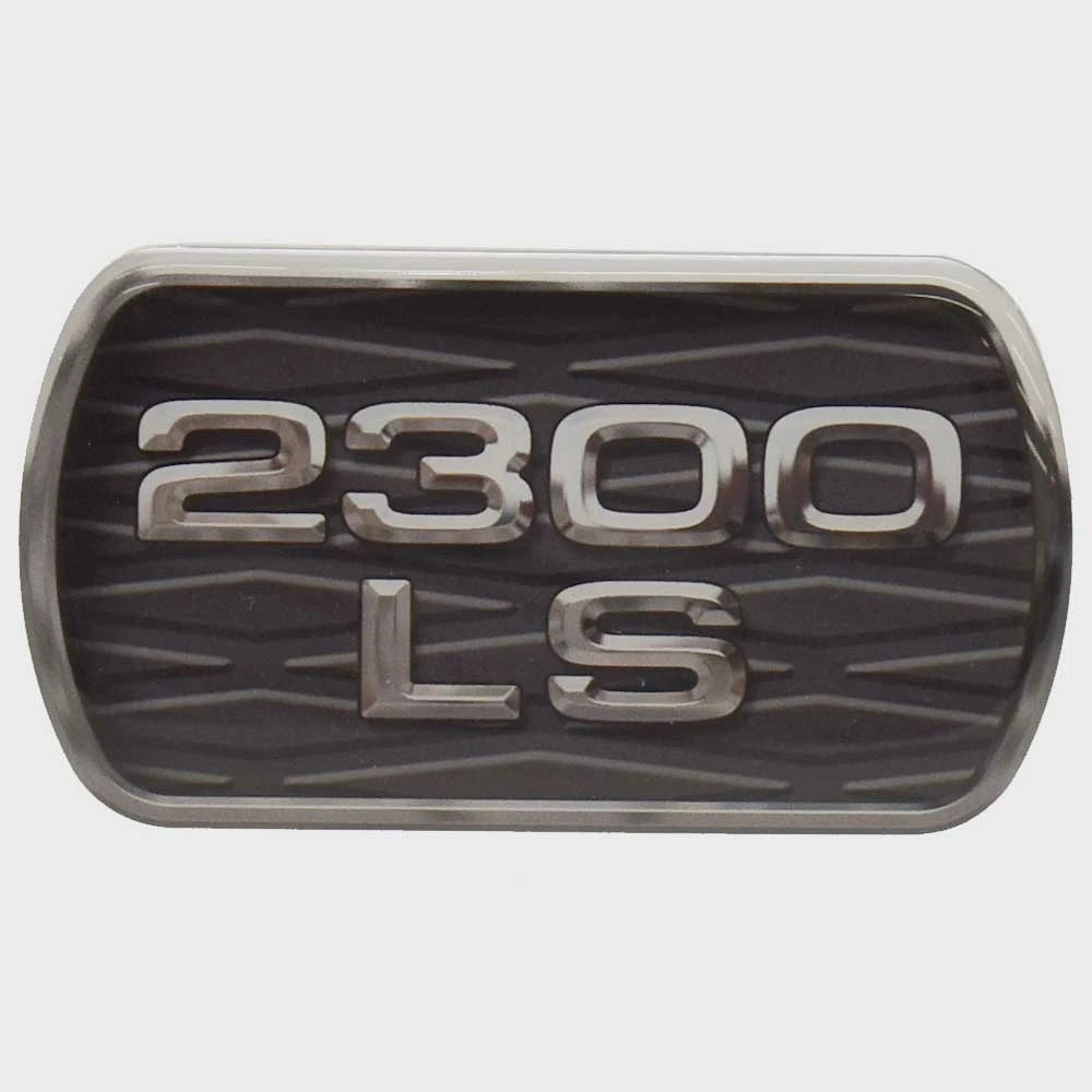 Ranger Pontoon Boat Raised Emblem Decal 328398 - 2300 LS Black Silver Sticker